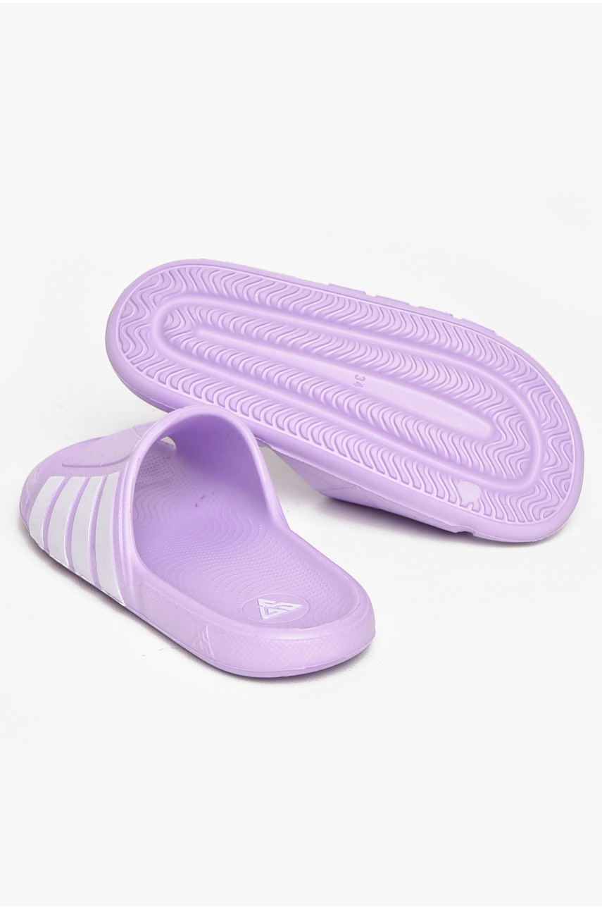 Шлепки детские для девочки пена сиреневого цвета СС-019 212172