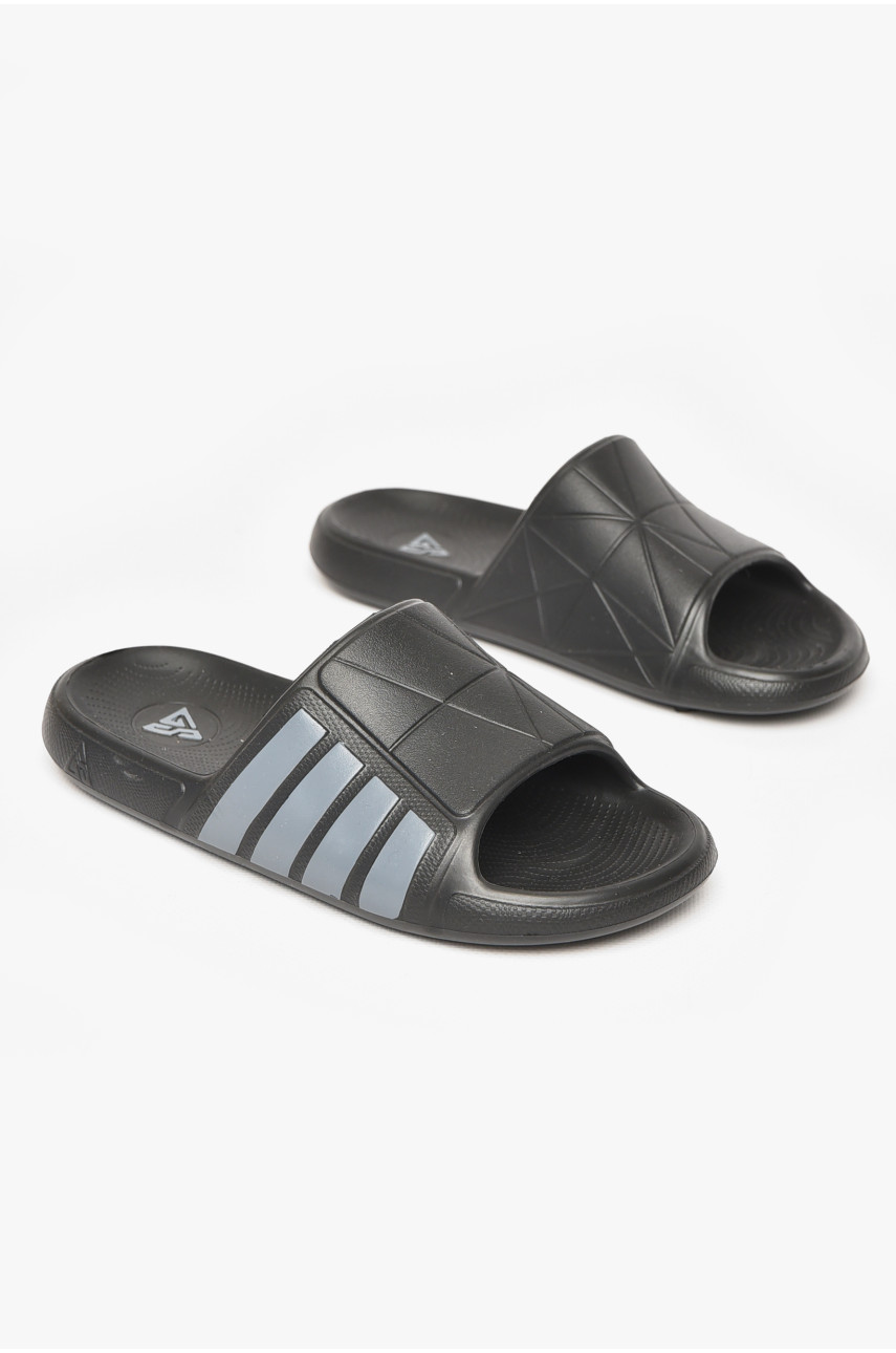 Шлепки детские для мальчика пена черного цвета СС-010 212173