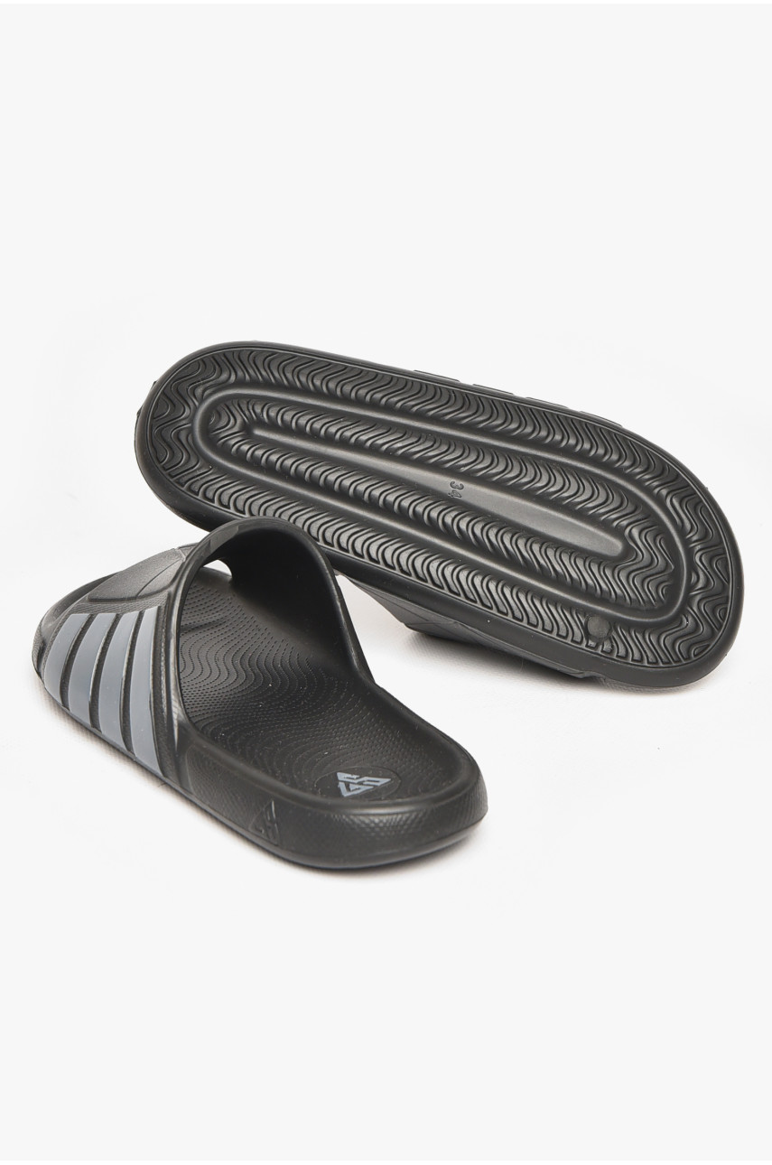 Шлепки детские для мальчика пена черного цвета СС-010 212173