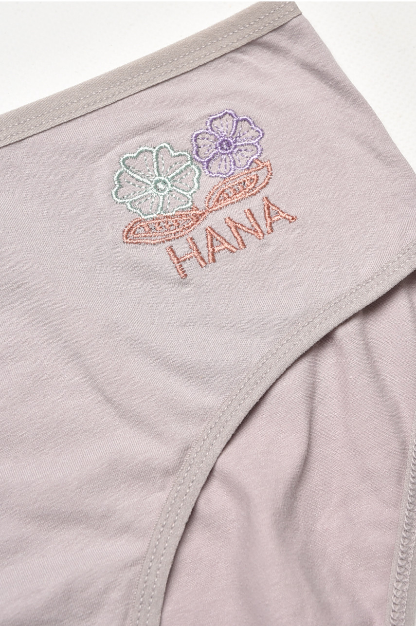 Трусы женские полубатальные сиреневого цвета 38382 212179