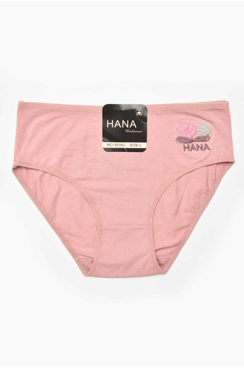 Трусы женские полубатальные пудрового цвета 38382 212181