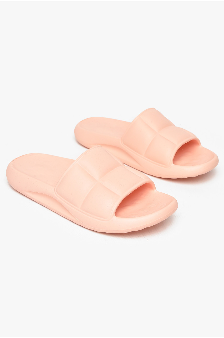 Шльопанці піна жіночі персикового кольору DS-63 212198