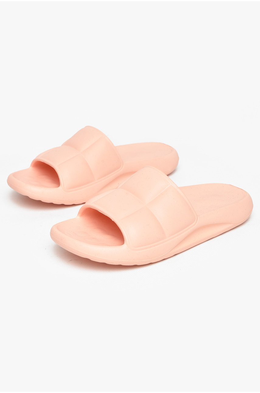 Шльопанці піна жіночі персикового кольору DS-63 212198