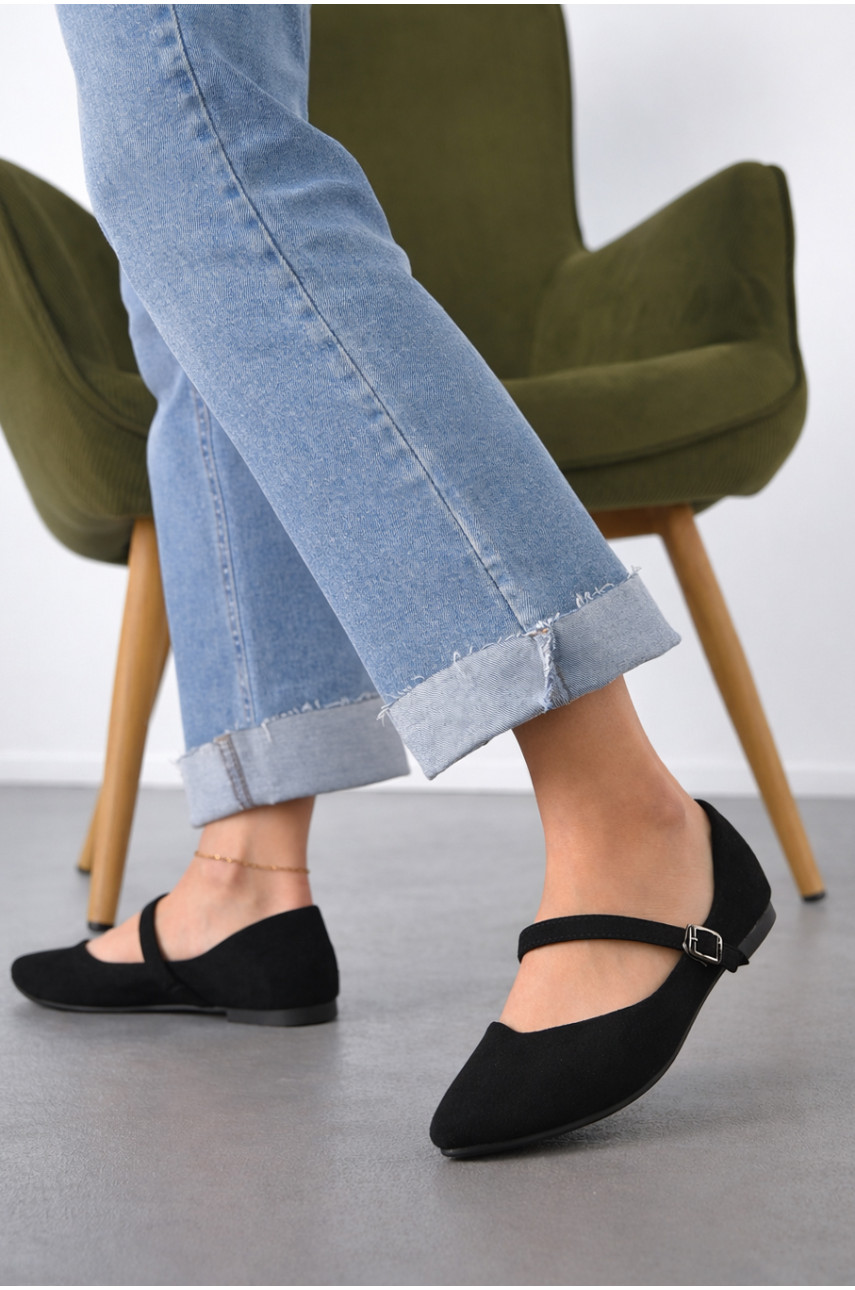 Балетки женские черного цвета Е350-1 212201