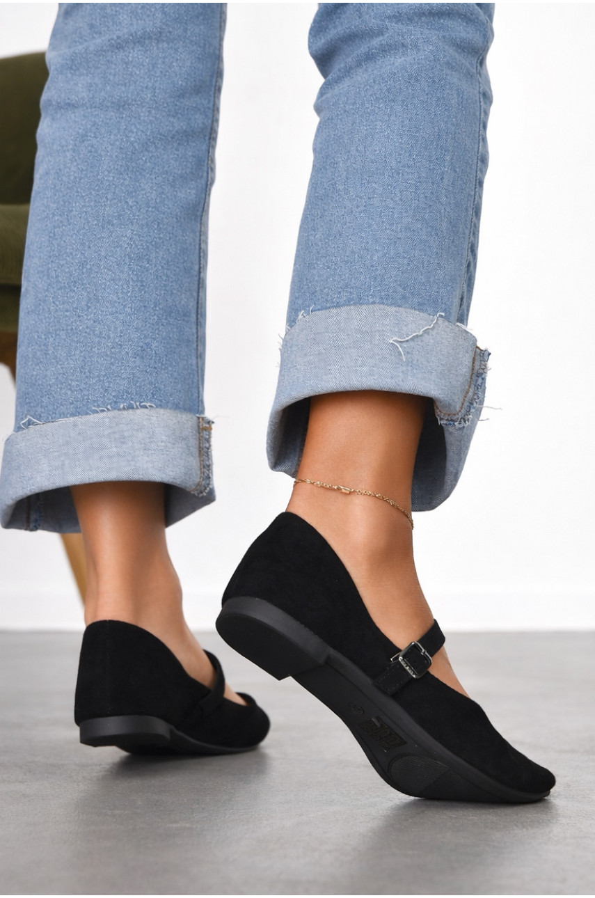 Балетки женские черного цвета Е350-1 212201