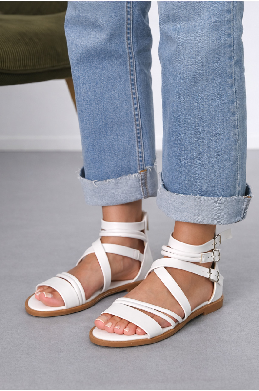 Босоніжки жіночі білого кольору К892-2 212220