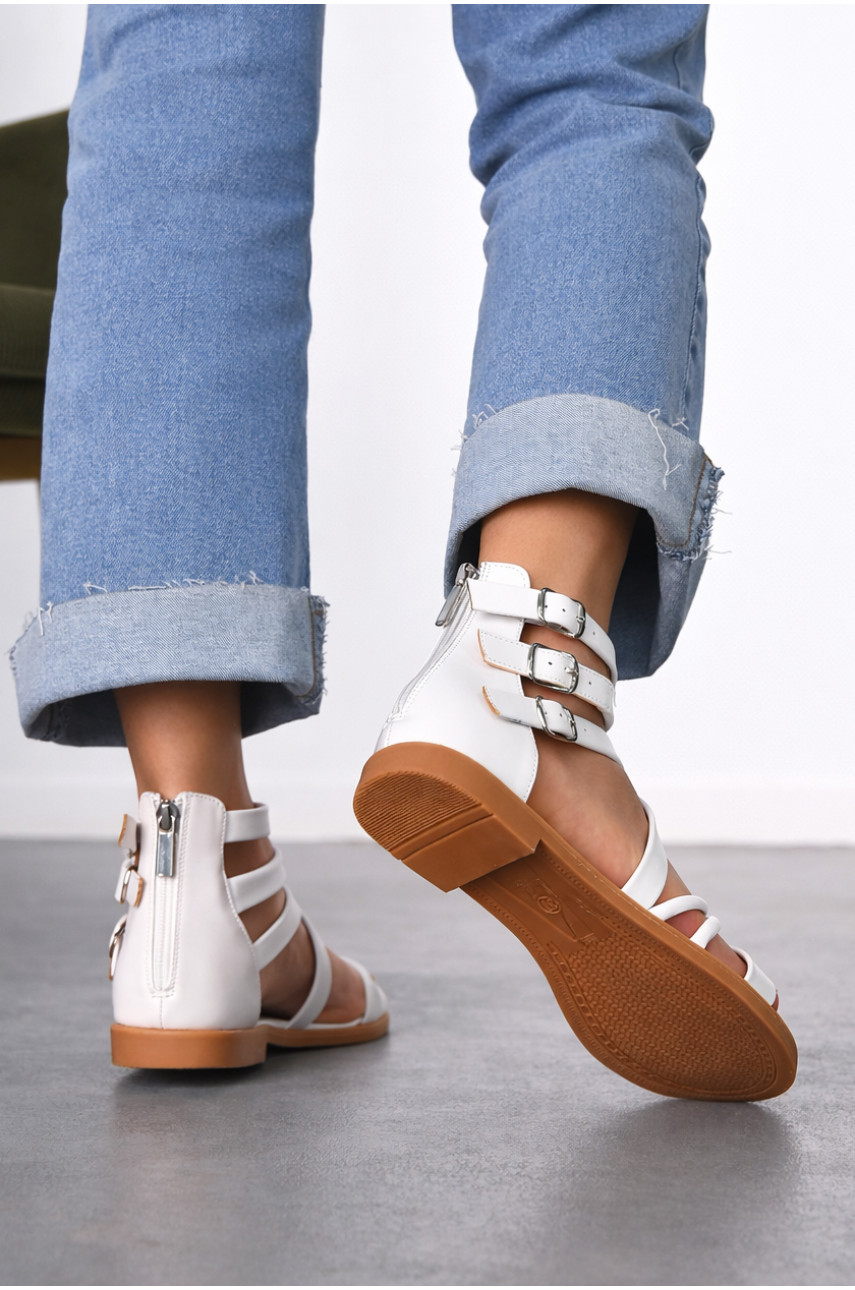 Босоніжки жіночі білого кольору К892-2 212220