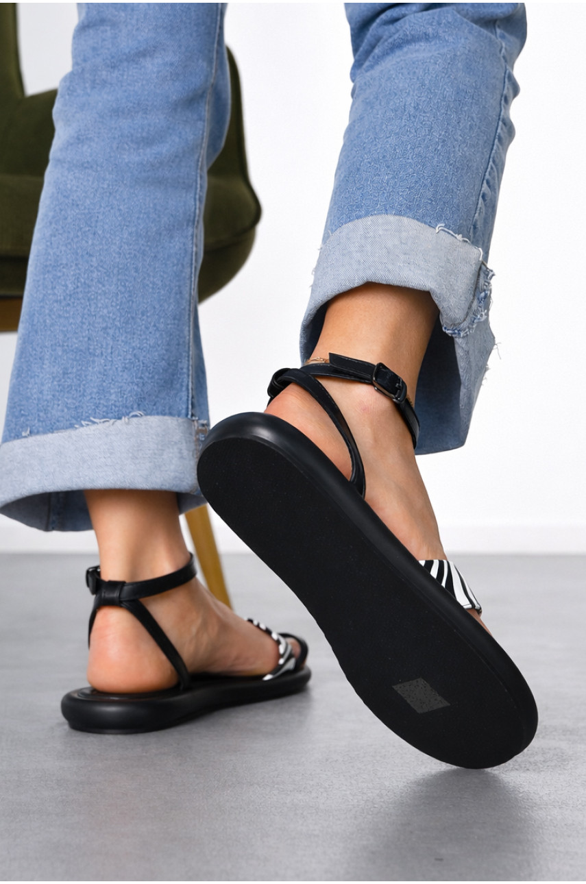 Босоніжки жіночі черного кольору W 710-18 212263