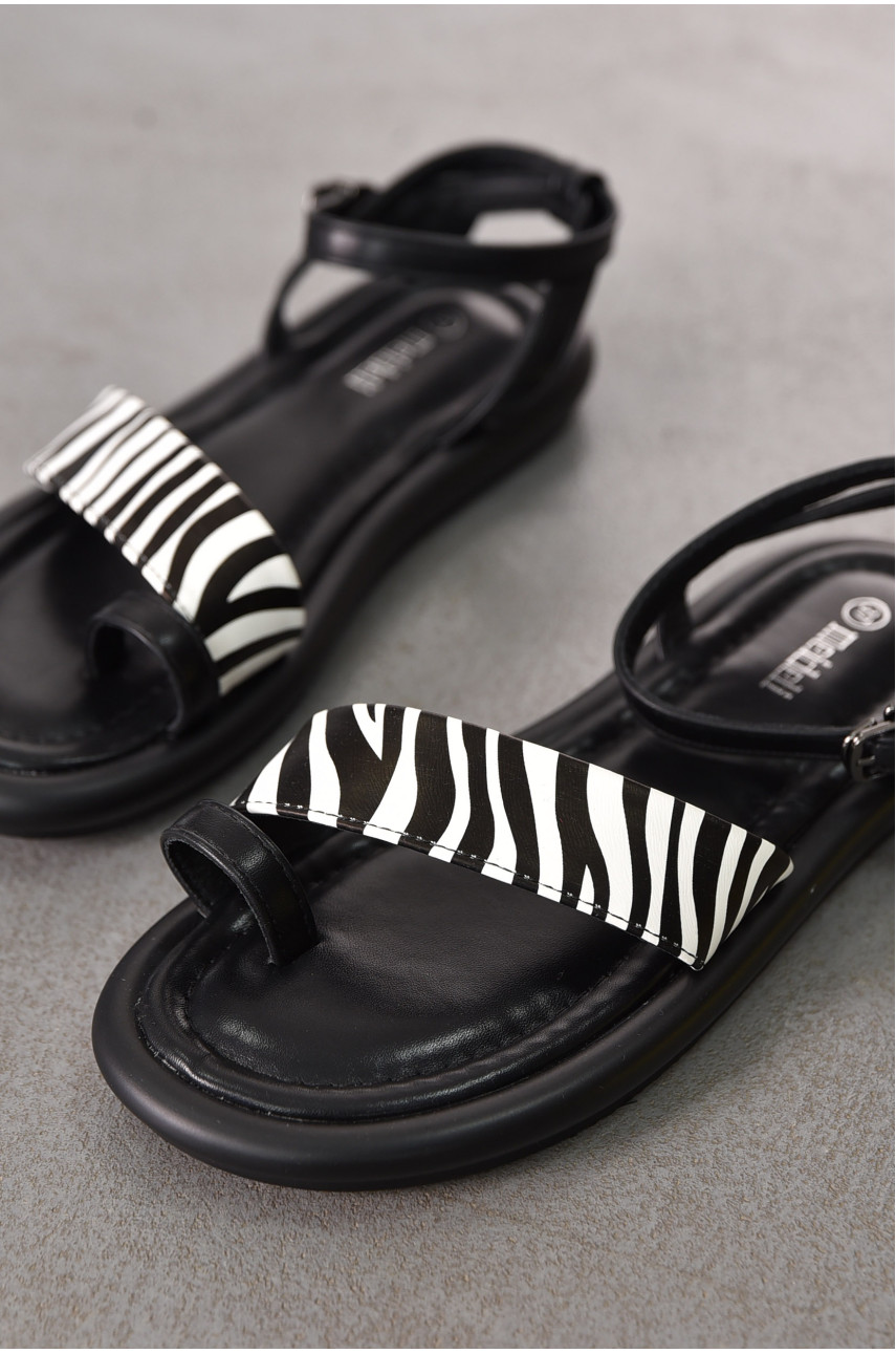 Босоніжки жіночі черного кольору W 710-18 212263