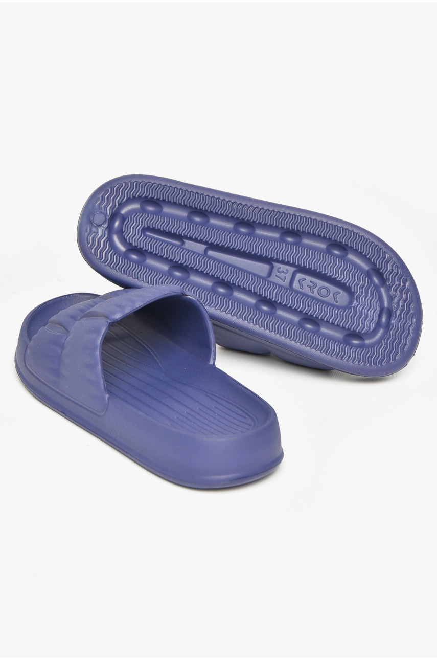 Шлепанцы пена женские синего цвета С-95 212265