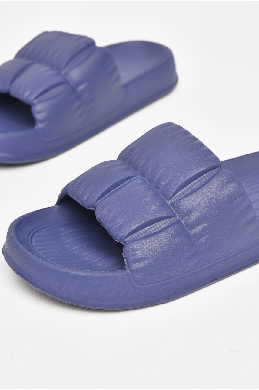 Шлепанцы пена женские синего цвета С-95 212265