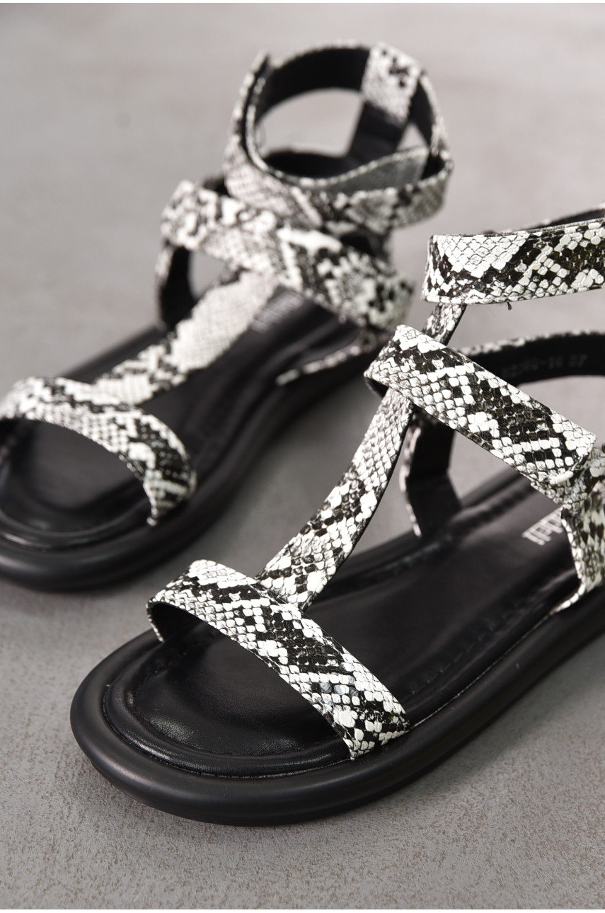 Босоніжки жіночі черно-білого кольору W 2260-16 212268