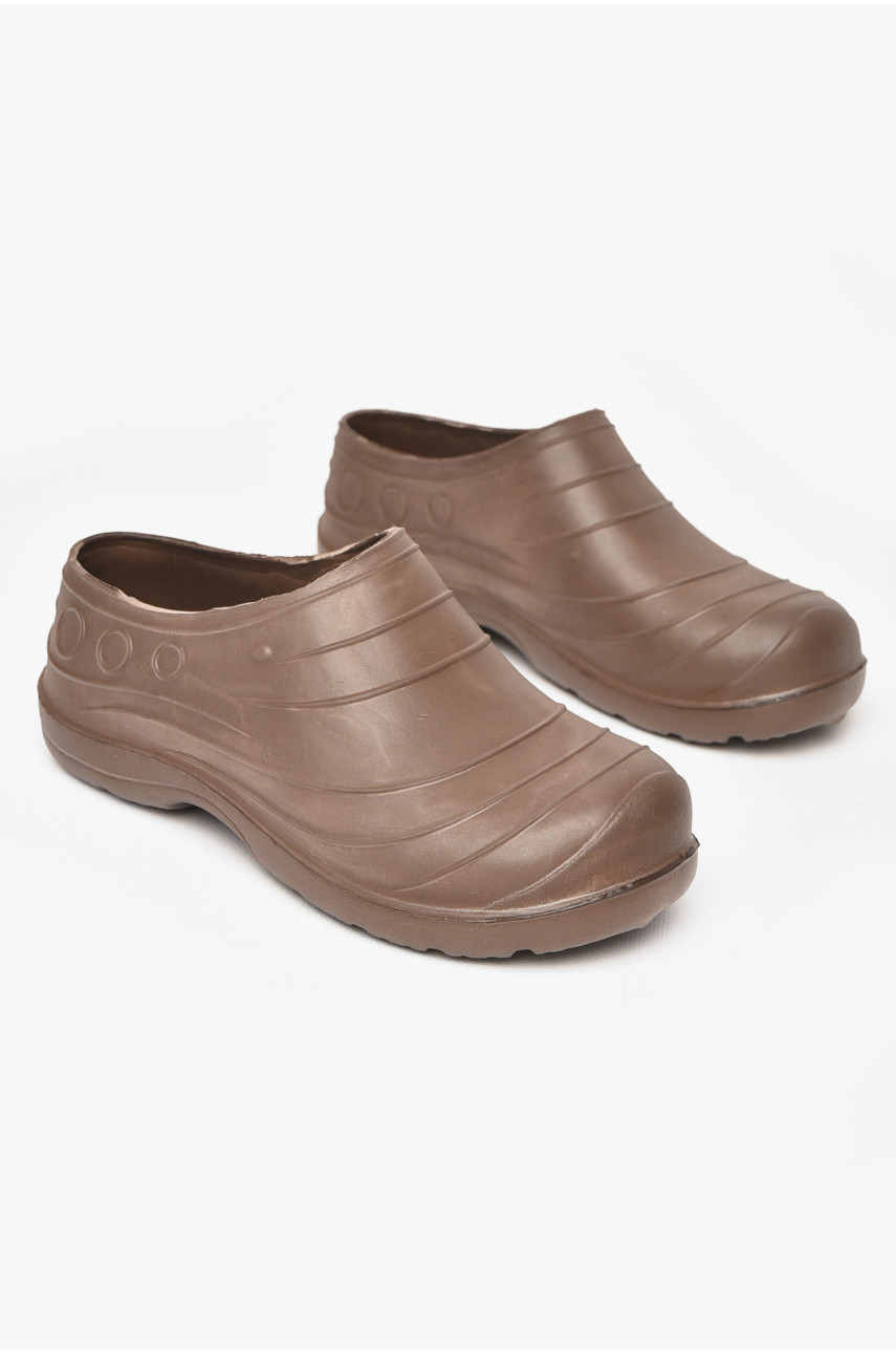 Галоши женские коричневого цвета Б-06 212271