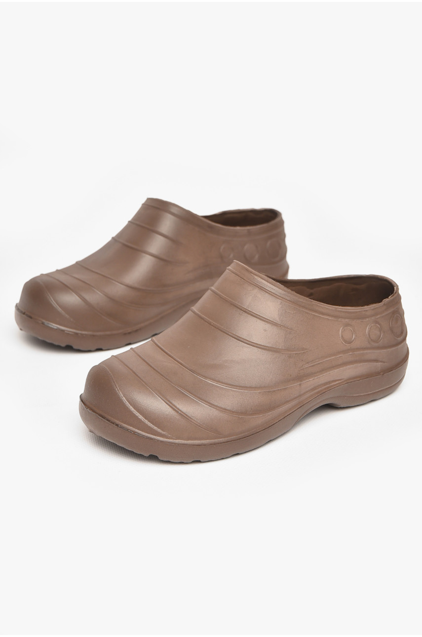 Галоши женские коричневого цвета Б-06 212271