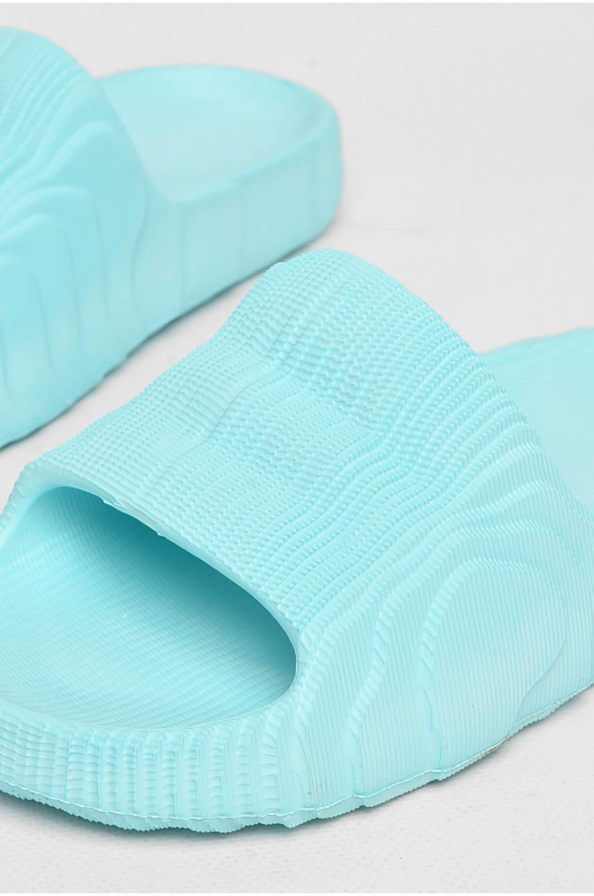 Шлепанцы пена женские голубого цвета 5045-2 212363