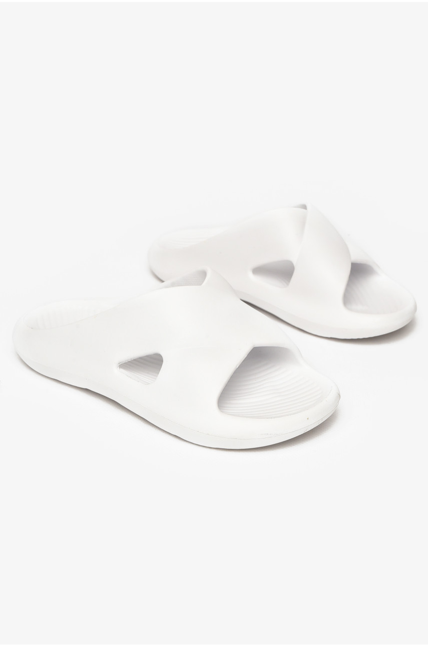 Шльопанці піна жіночі білого кольору 5065-2 212367