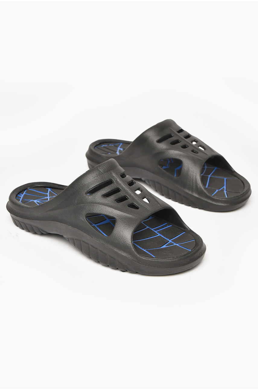 Шльопанці чоловічі піна чорного кольору Уцінка 210 212369