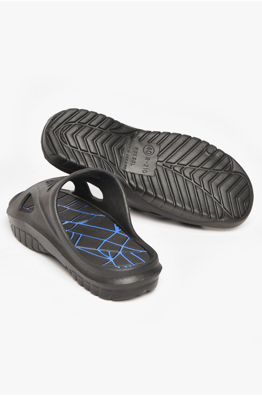 Шльопанці чоловічі піна чорного кольору Уцінка 210 212369