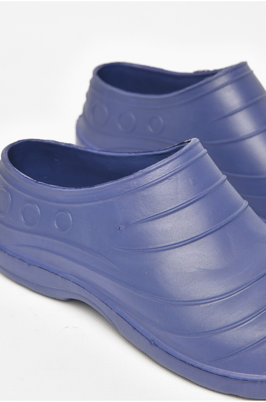 Калоші жіночі синього кольору Уцінка квітка 212370