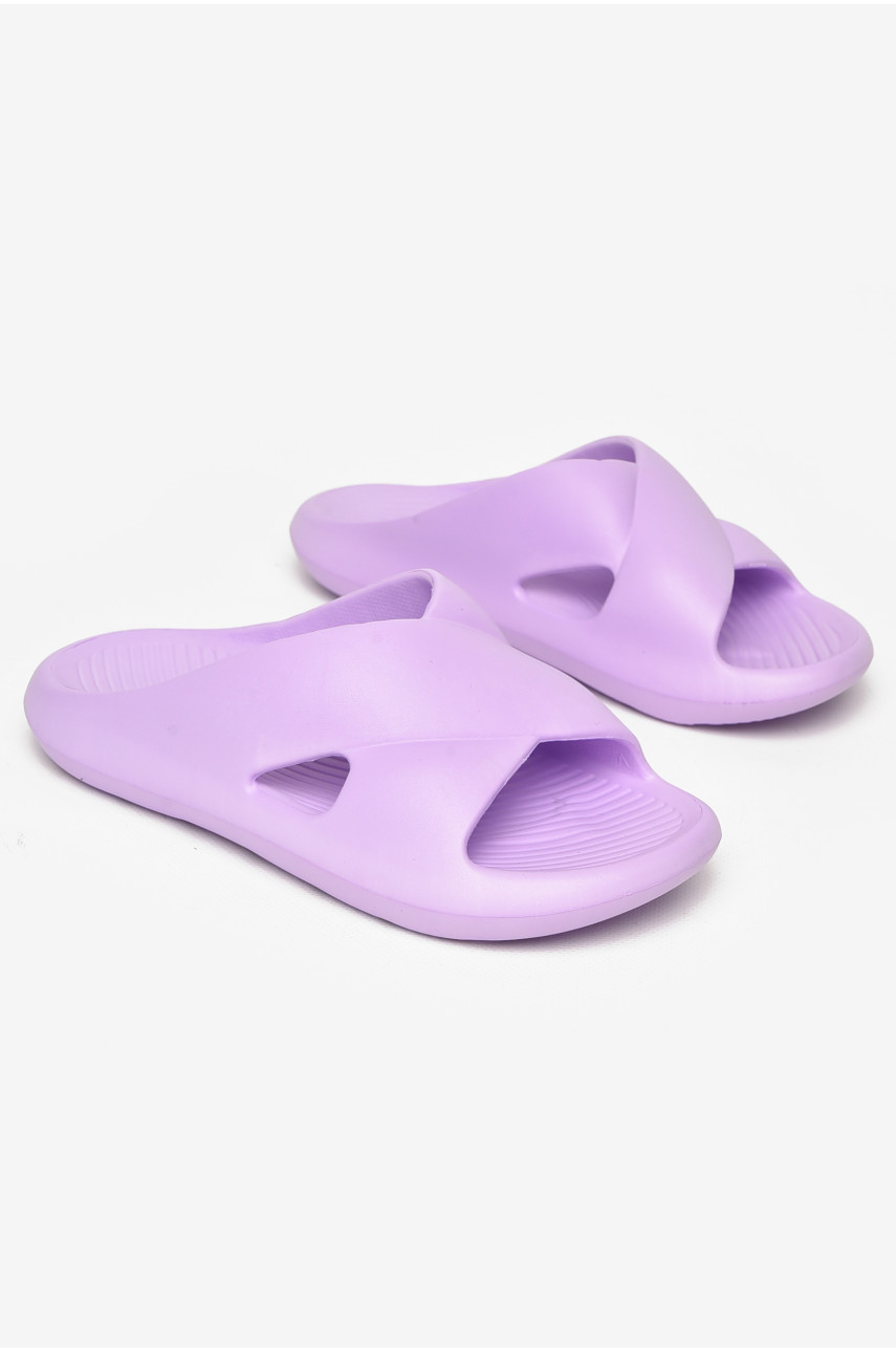Шльопанці піна жіночі бузкового кольору 5065-2 212373