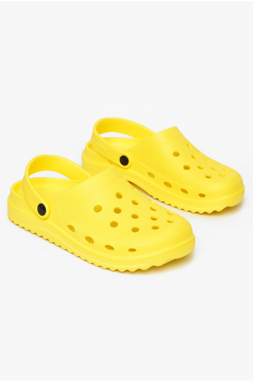 Кроксы женские желтого цвета 5063-2 212377