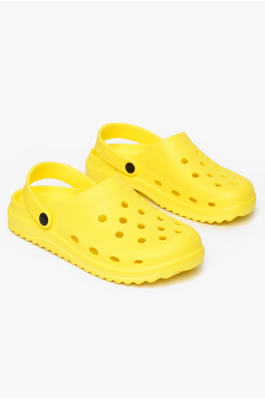 Кроксы женские желтого цвета 5063-2 212377