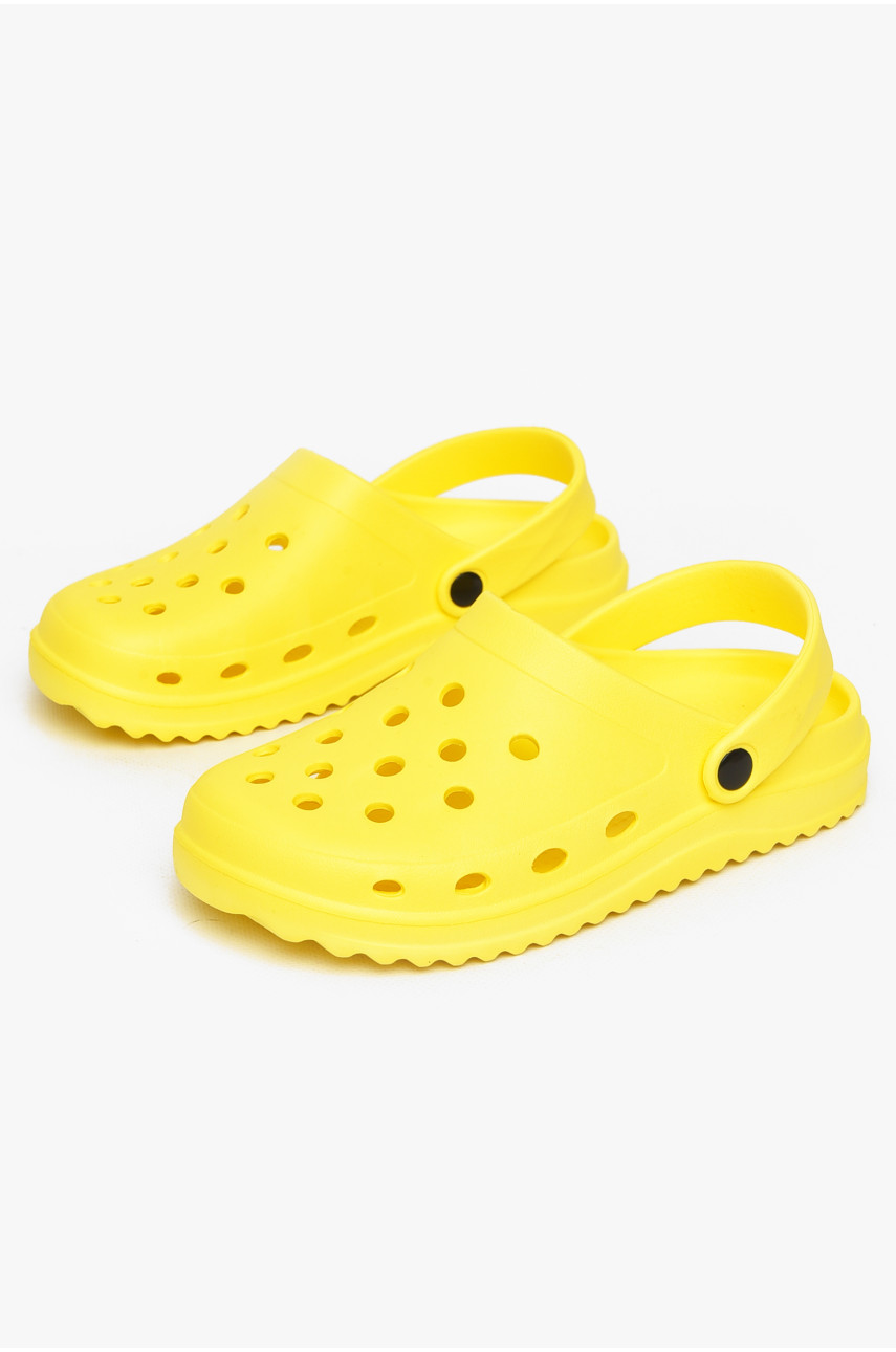 Кроксы женские желтого цвета 5063-2 212377