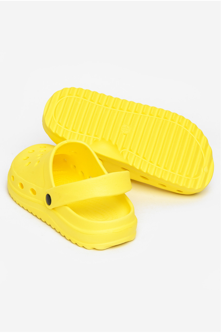 Кроксы женские желтого цвета 5063-2 212377