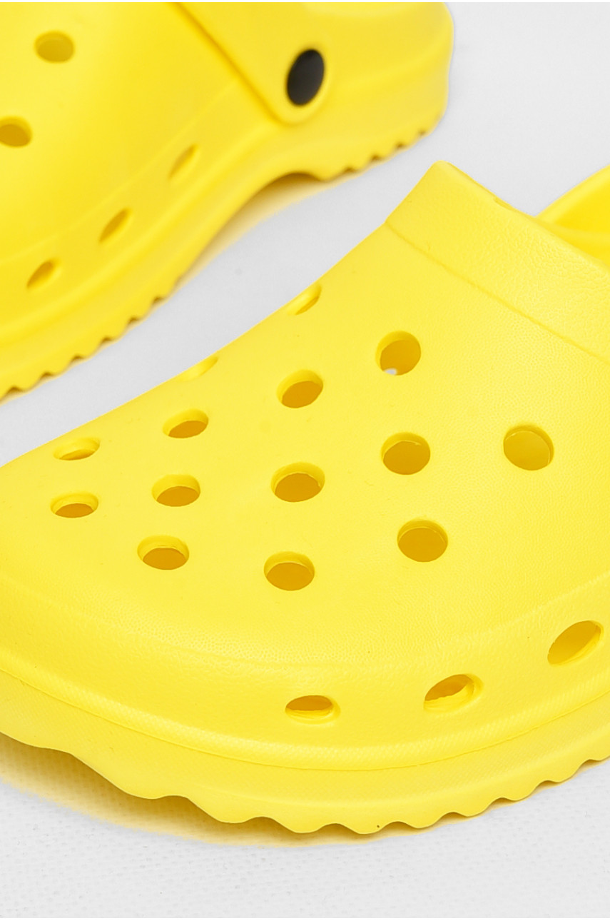 Кроксы женские желтого цвета 5063-2 212377