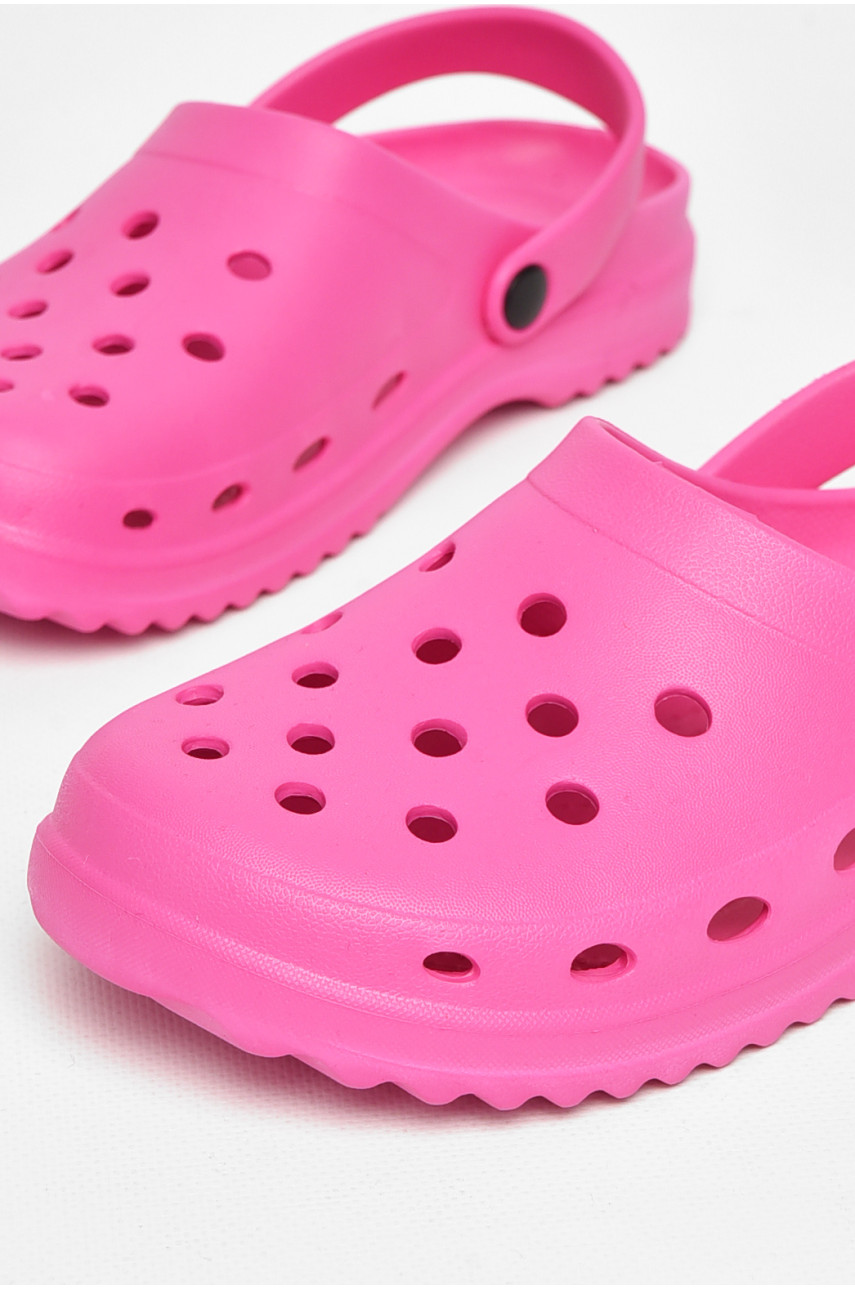 Кроксы женские малинового цвета 5063-2 212378 Кроксы женские малинового цвета 5063-2 212378