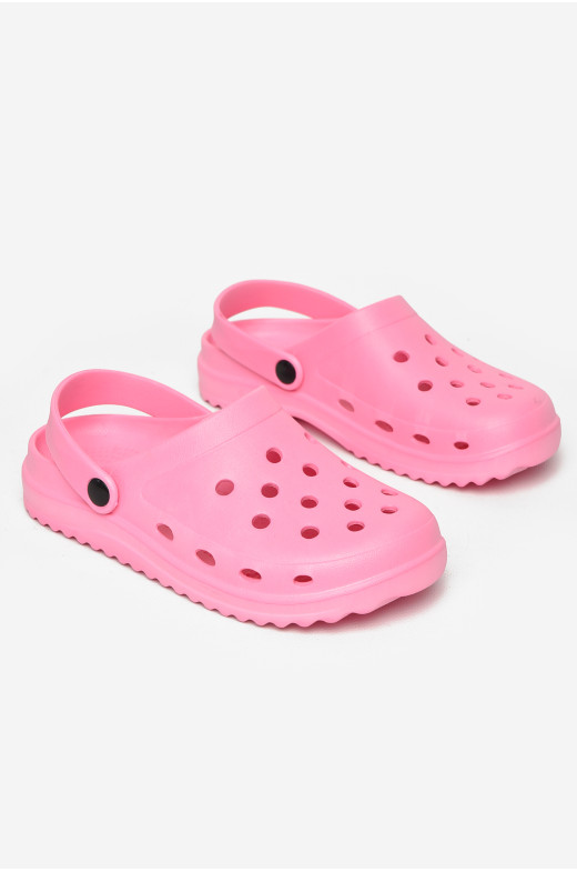 Кроксы женские светло-розового цвета 5063-2 212379