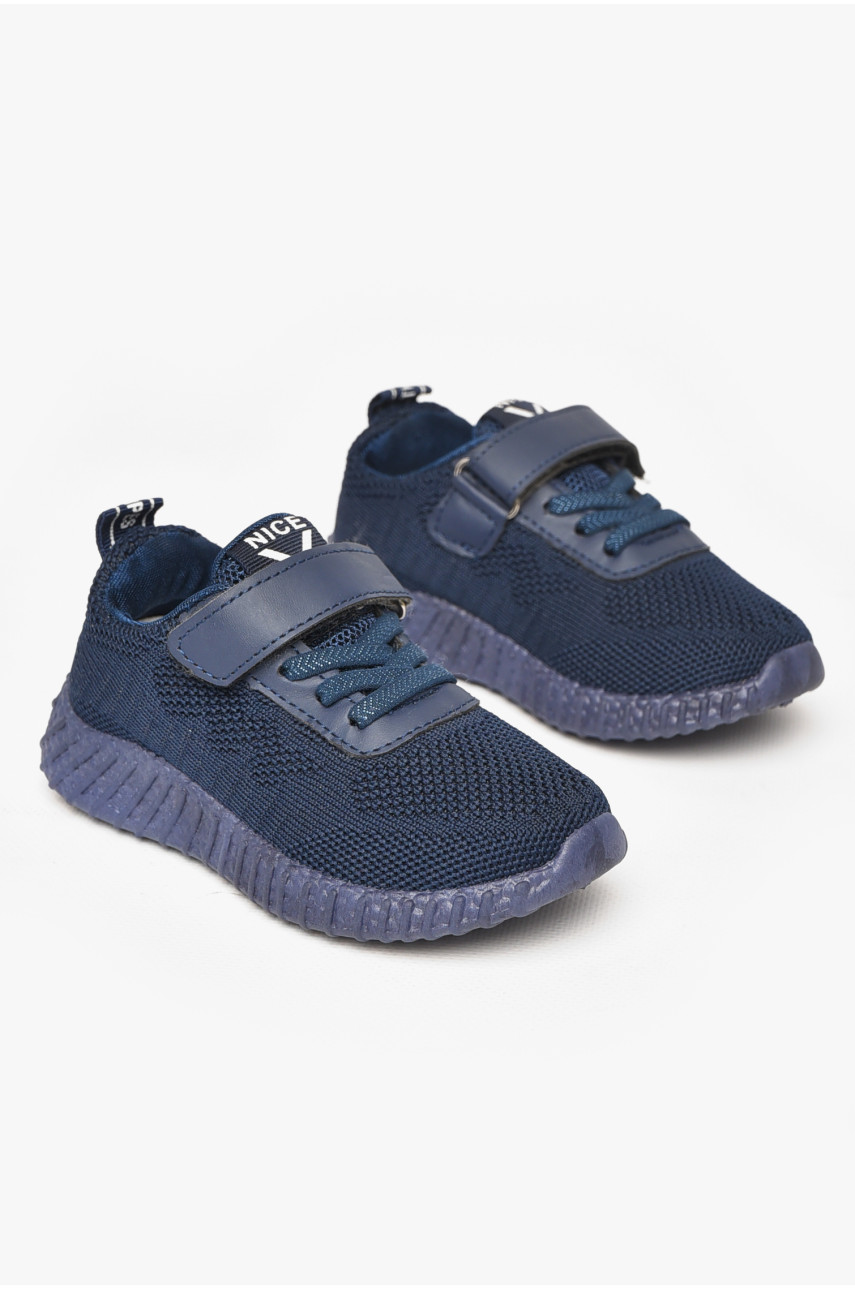 Кроссовки детские темно-синего цвета арт-1 212380