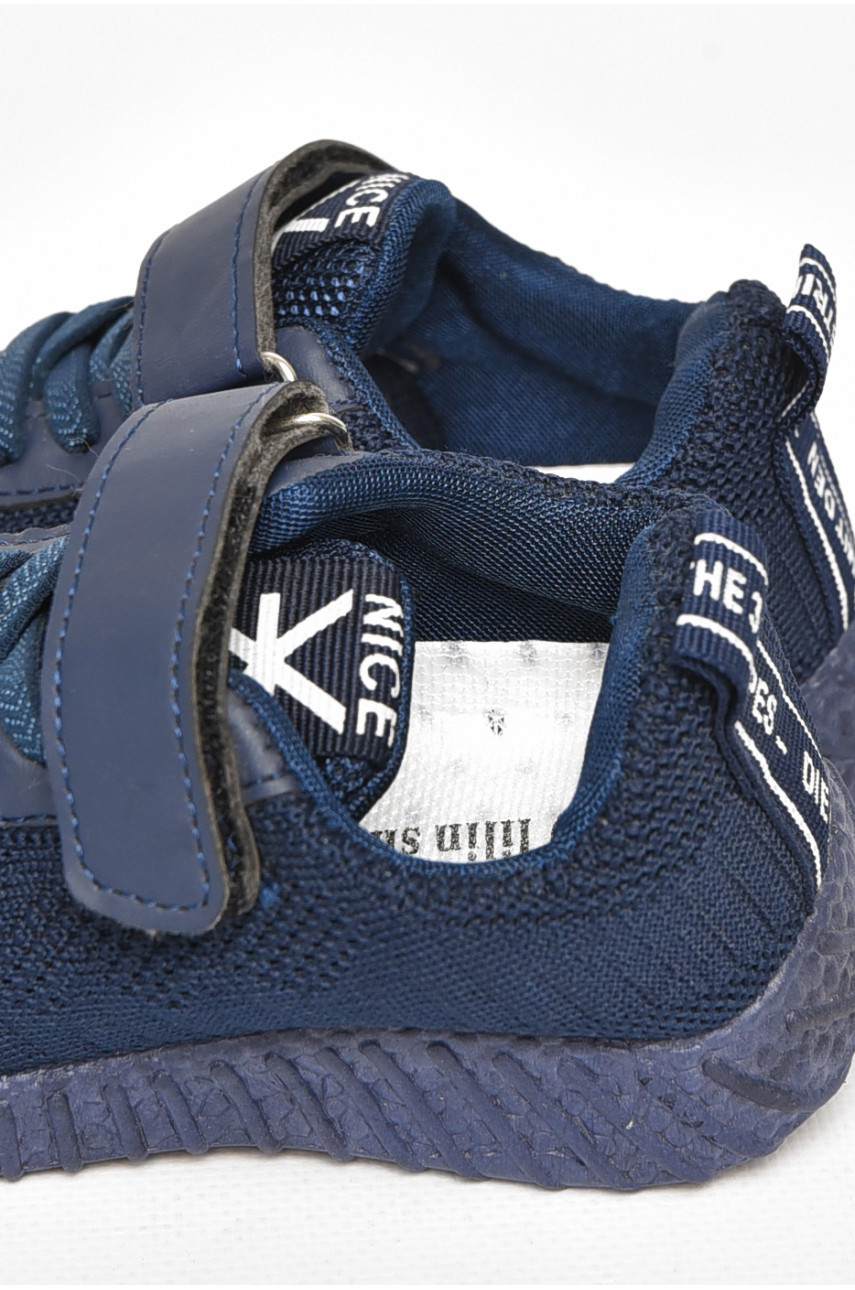 Кроссовки детские темно-синего цвета арт-1 212380