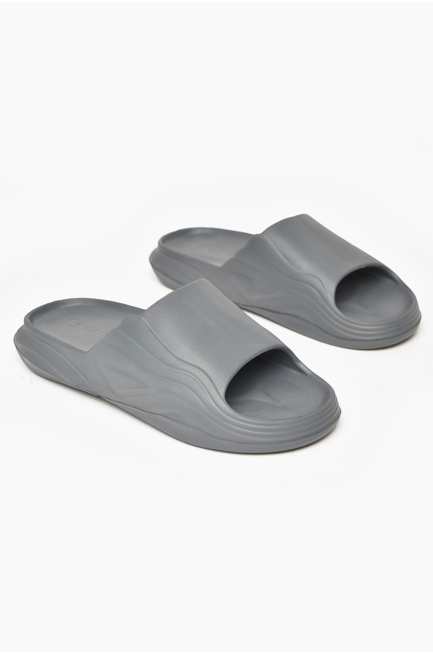 Шлепанцы мужские пена серого цвета П-38 212381