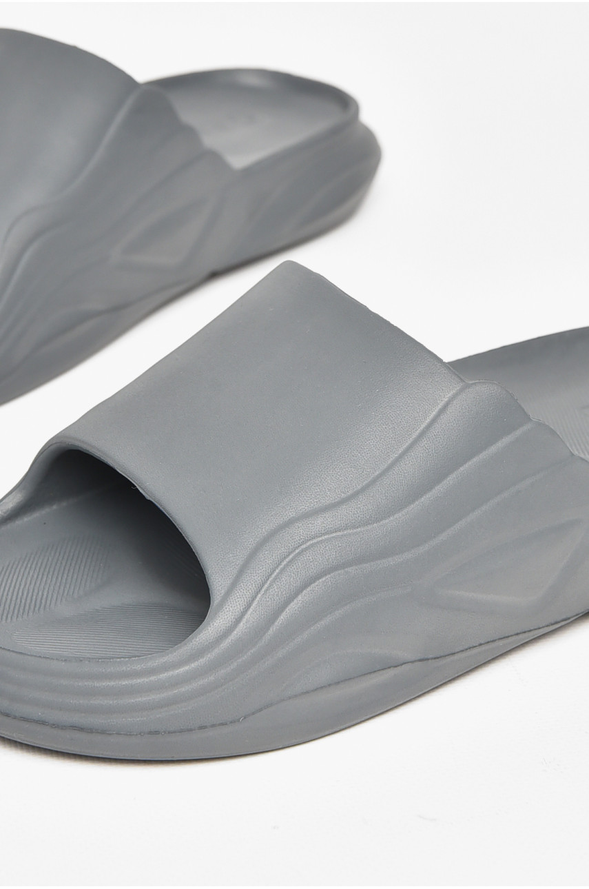 Шлепанцы мужские пена серого цвета П-38 212381