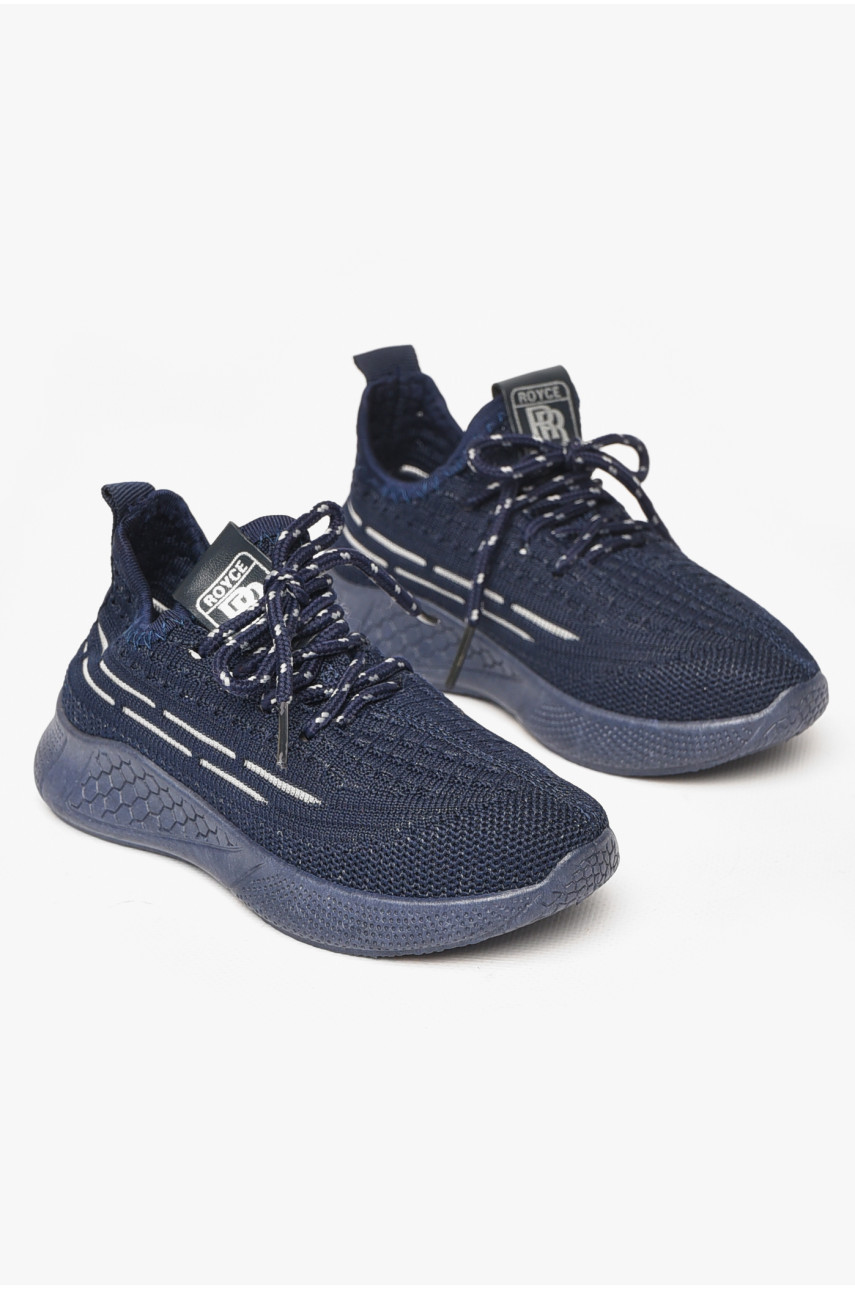 Кроссовки детские темно-синего цвета арт-2 212384