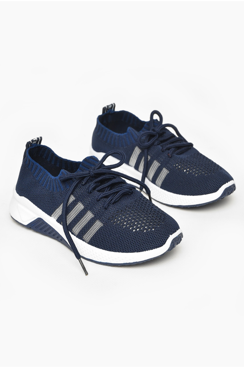 Кроссовки детские темно-синего цвета арт-4 212386