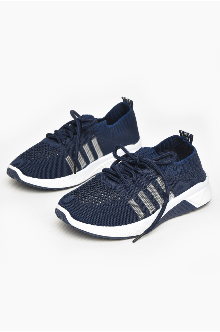 Кроссовки детские темно-синего цвета арт-4 212386