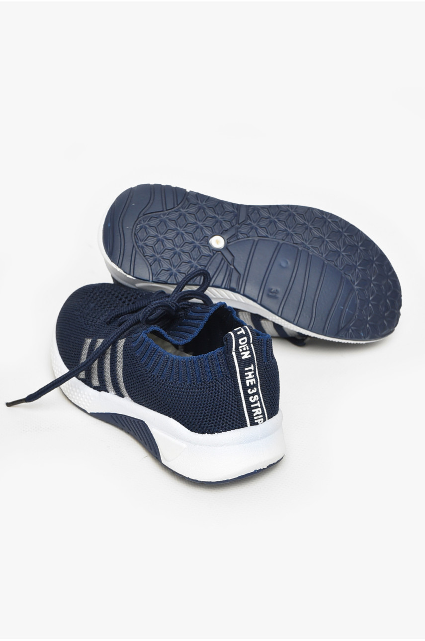 Кроссовки детские темно-синего цвета арт-4 212386