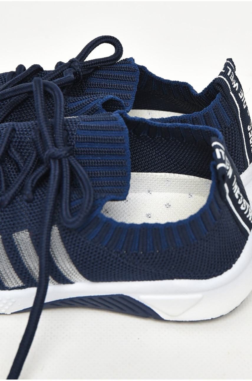 Кроссовки детские темно-синего цвета арт-4 212386