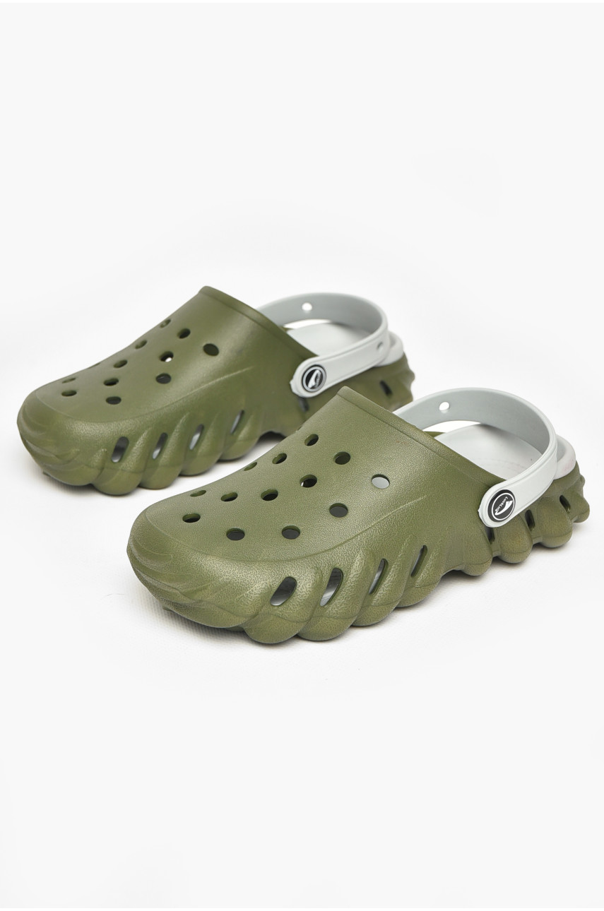 Кроксы женские цвета хаки 5061-2 212394