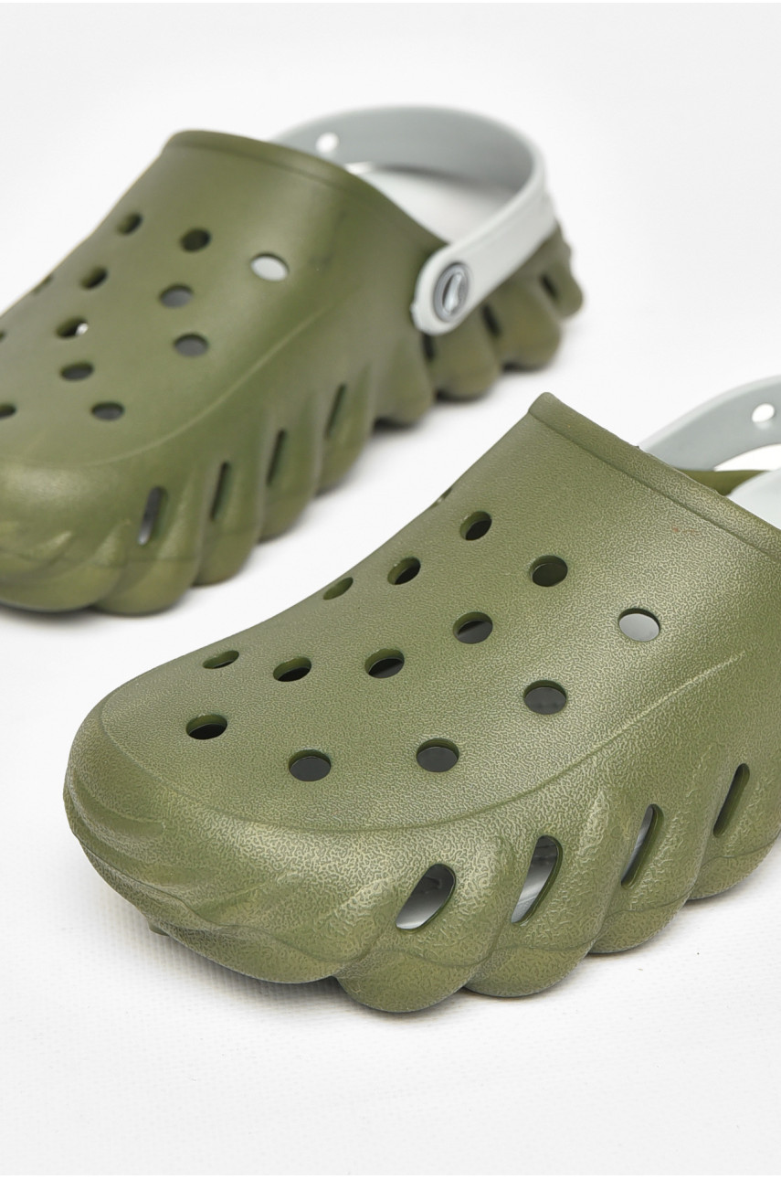 Кроксы женские цвета хаки 5061-2 212394 Кроксы женские цвета хаки 5061-2 212394