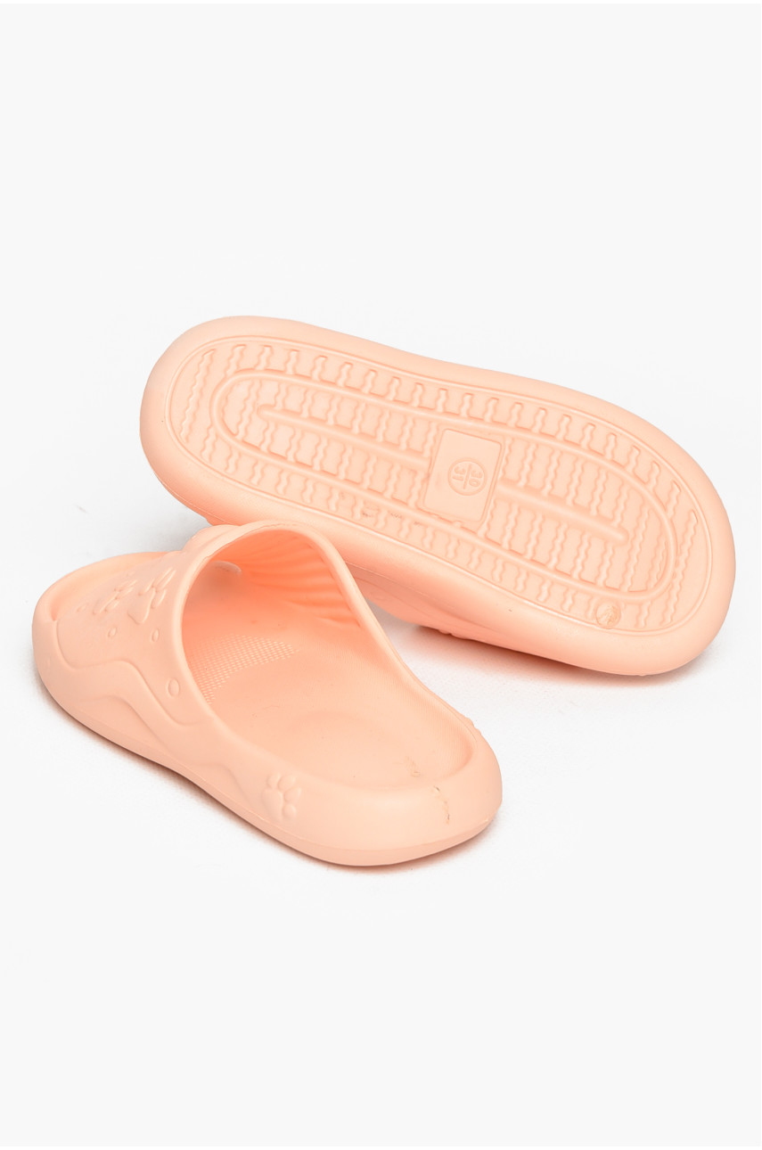 Шлепки детские для девочки пена персикового цвета 5066-3 212395