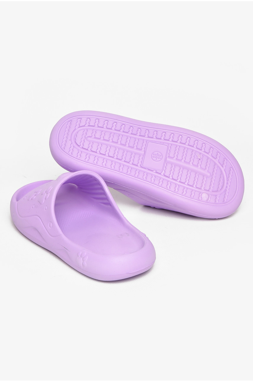 Шлепки детские для девочки пена сиреневого цвета 5066-3 212396