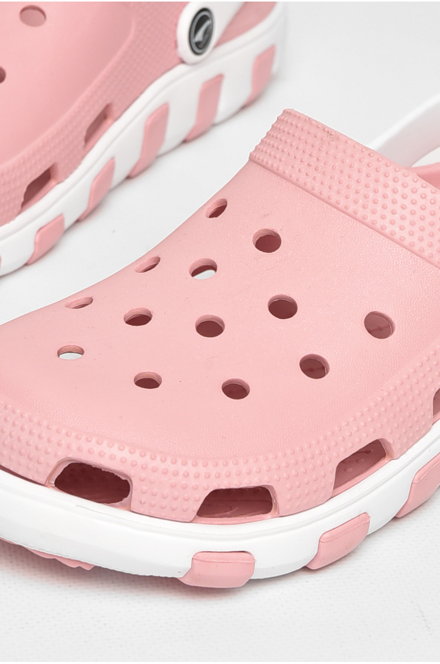 Кроксы женские пудрового цвета 3021-366 212404