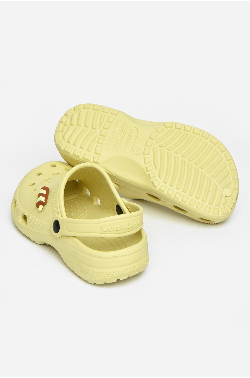 Кроксы детские салатового цвета 3101 212413