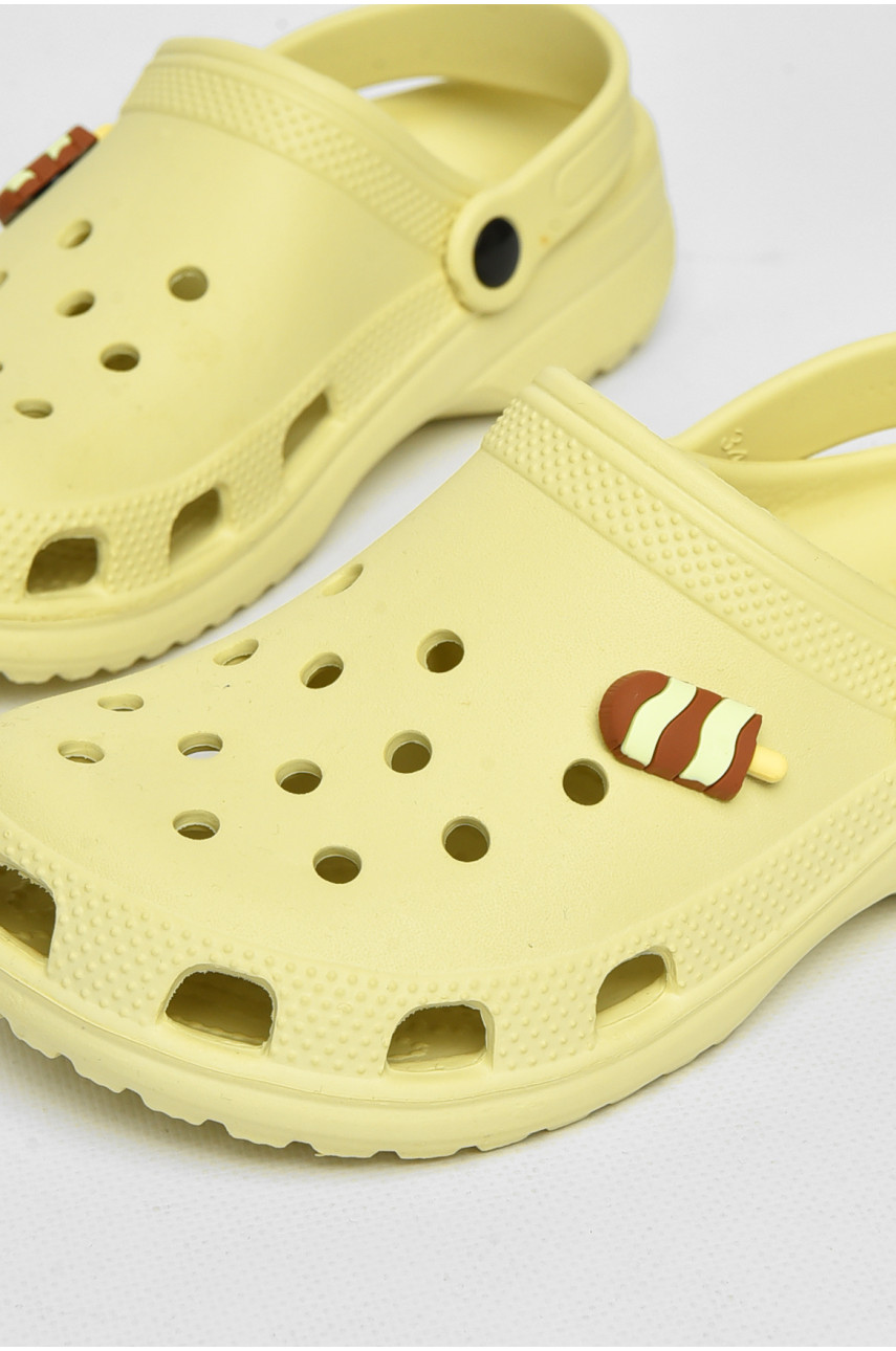 Кроксы детские салатового цвета 3101 212413