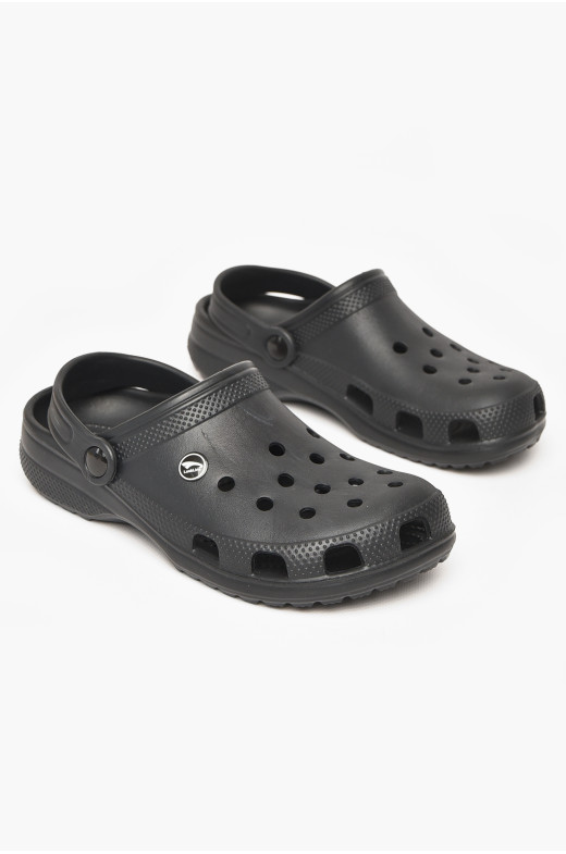 Кроксы женские черного цвета 212421