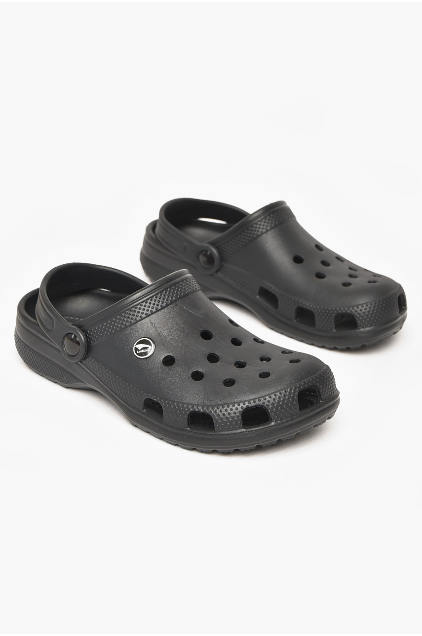 Кроксы женские черного цвета 212421 Кроксы женские черного цвета 212421