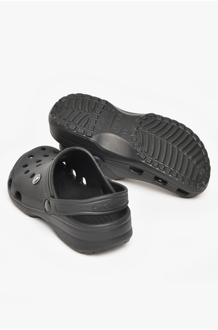 Кроксы женские черного цвета 212421 Кроксы женские черного цвета 212421